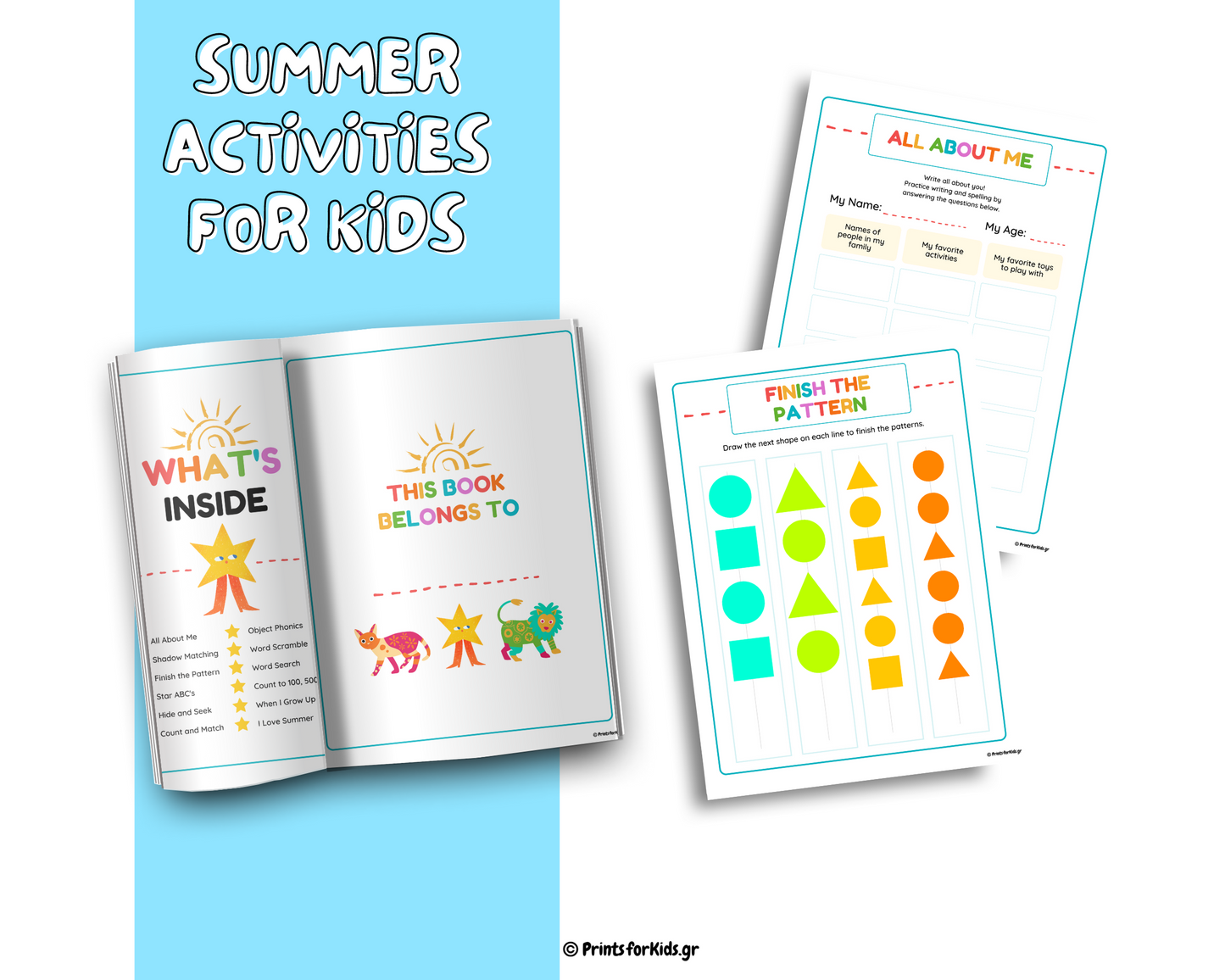 Kids Summer Activities - Τετράδιο Δραστηριοτήτων στα Αγγλικά